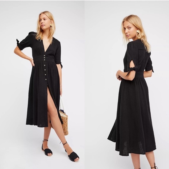Free people love of my life midi dress - Picture 1 of 4
